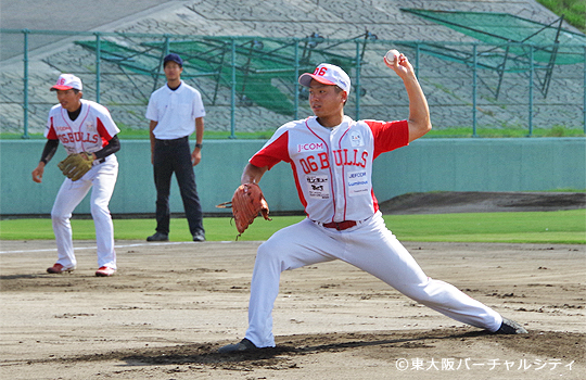 東大阪中学校野球部選抜と06BULLSの親善試合