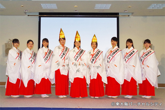 この9名の福娘たちで来年の1月9・10・11日のえべっさんで皆さんに福を授けてくれます