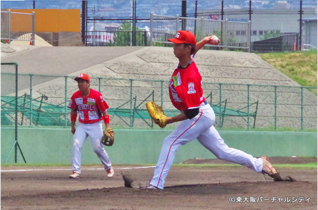先発は西尾。5回4安打2四球無失点で勝利投手。西尾が右の軸になってきました！