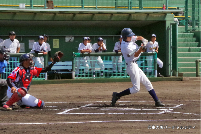 試合前には恒例の中学校大阪府準硬式大阪選抜と記念試合を開催